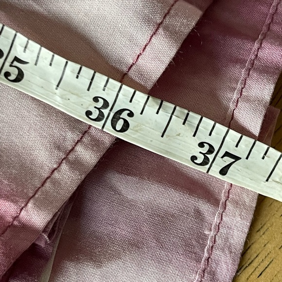 TIE DYE V NECK SHORT RUFFLE SLEEVE MIDI DRESS - PINK/WHITE - Picture 5 of 7